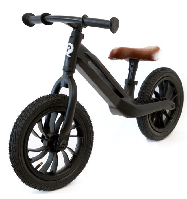 Bicicleta fără pedale Qplay Racer Black/Brown
