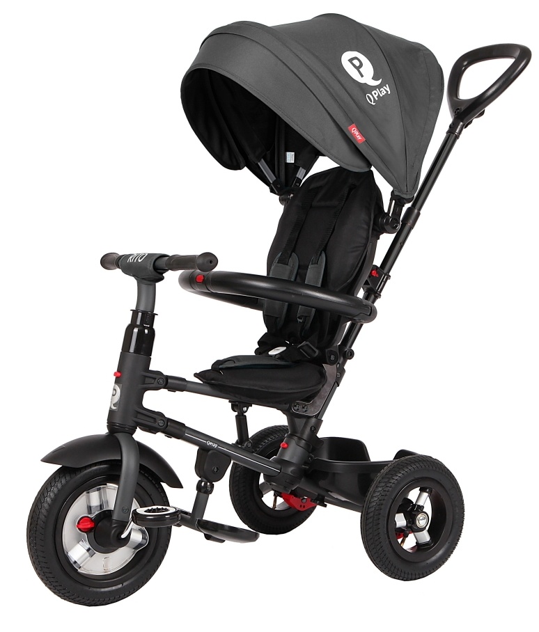 Tricicleta ultrapliabila Qplay Rito Rubber Black