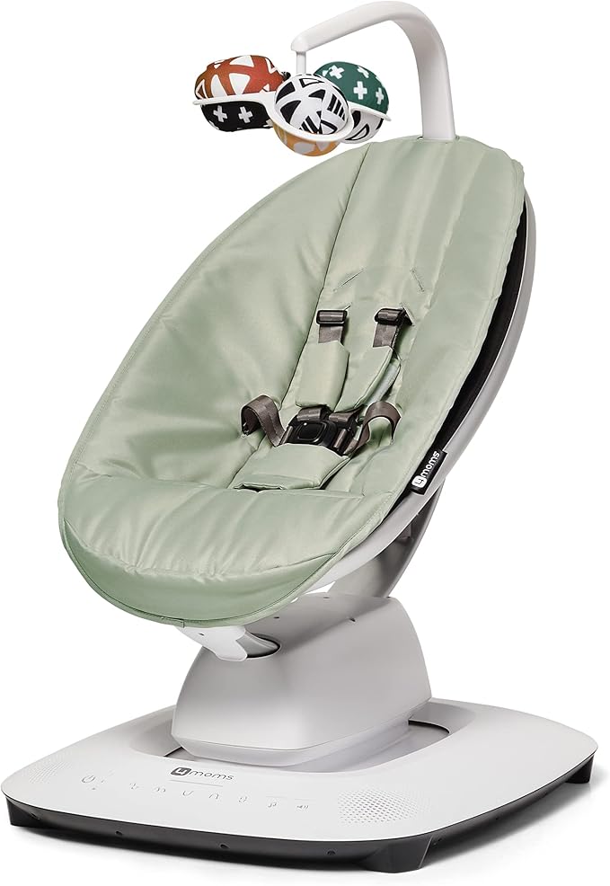 Fotoliu balansoar bebelusi 4MOMS MamaRoo 5.0, Classic Sage