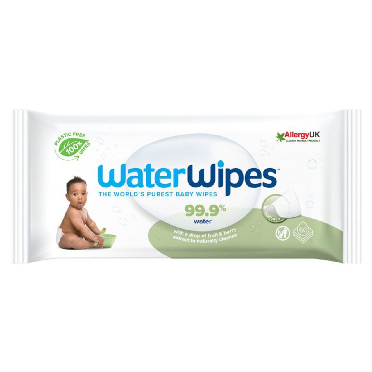 Servetele umede Water Wipes Soapberry, 60 buc +0 luni