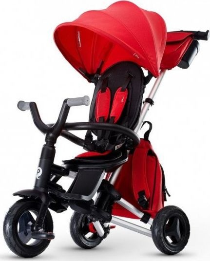Tricicleta ultrapliabila Qplay Nova Plus Rubber Rosu