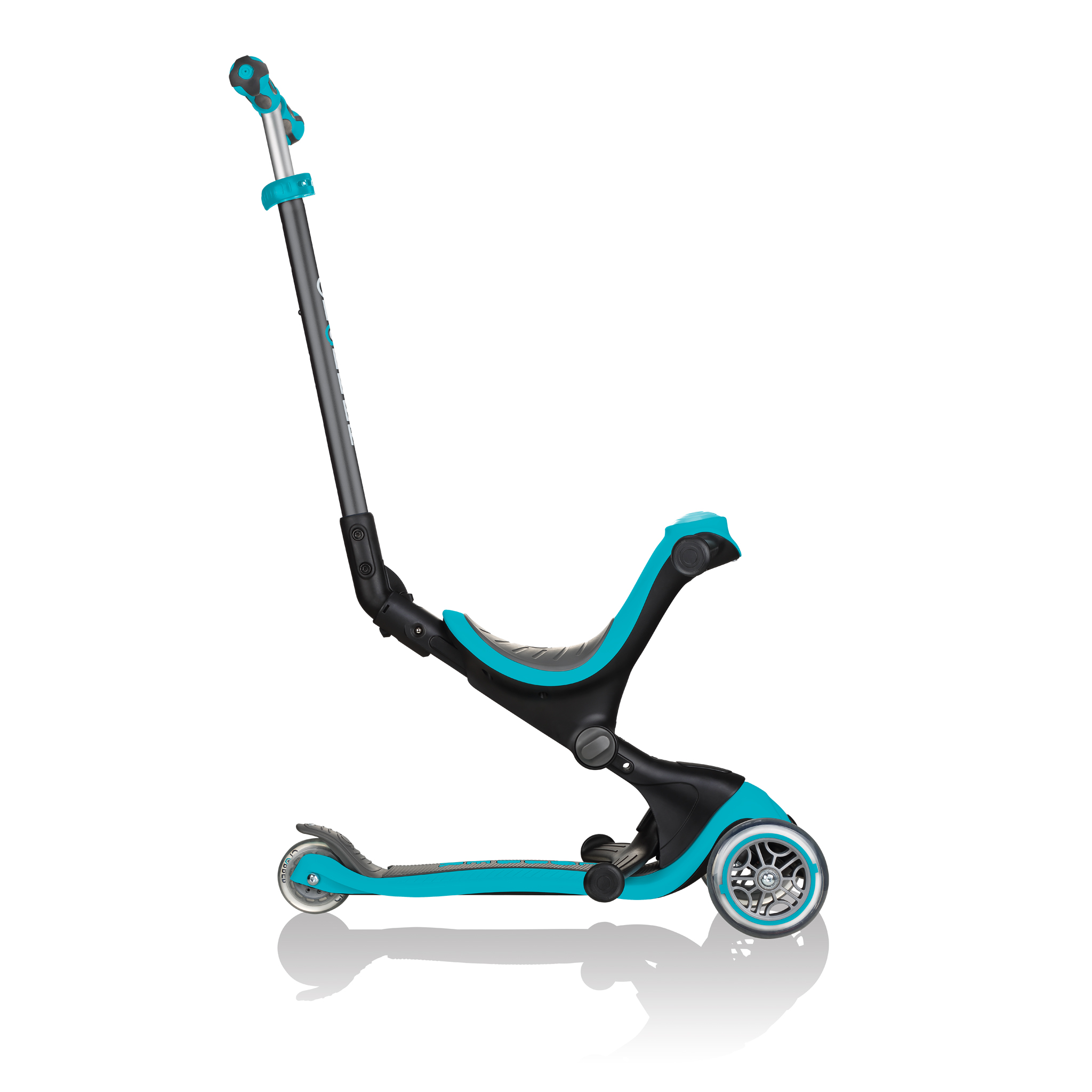 Trotineta pliabila  Globber Go Up Deluxe, 15 luni -9 ani+, Teal