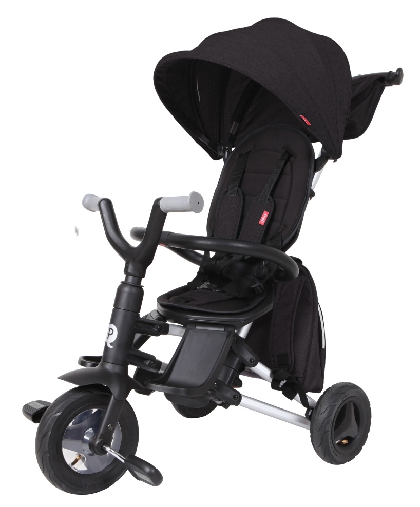 Tricicleta ultrapliabila copii Qplay Nova Plus Rubber Black