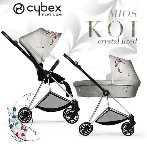 Коляска 2 в 1 Cybex Mios шасси Chrome Brown, KOI