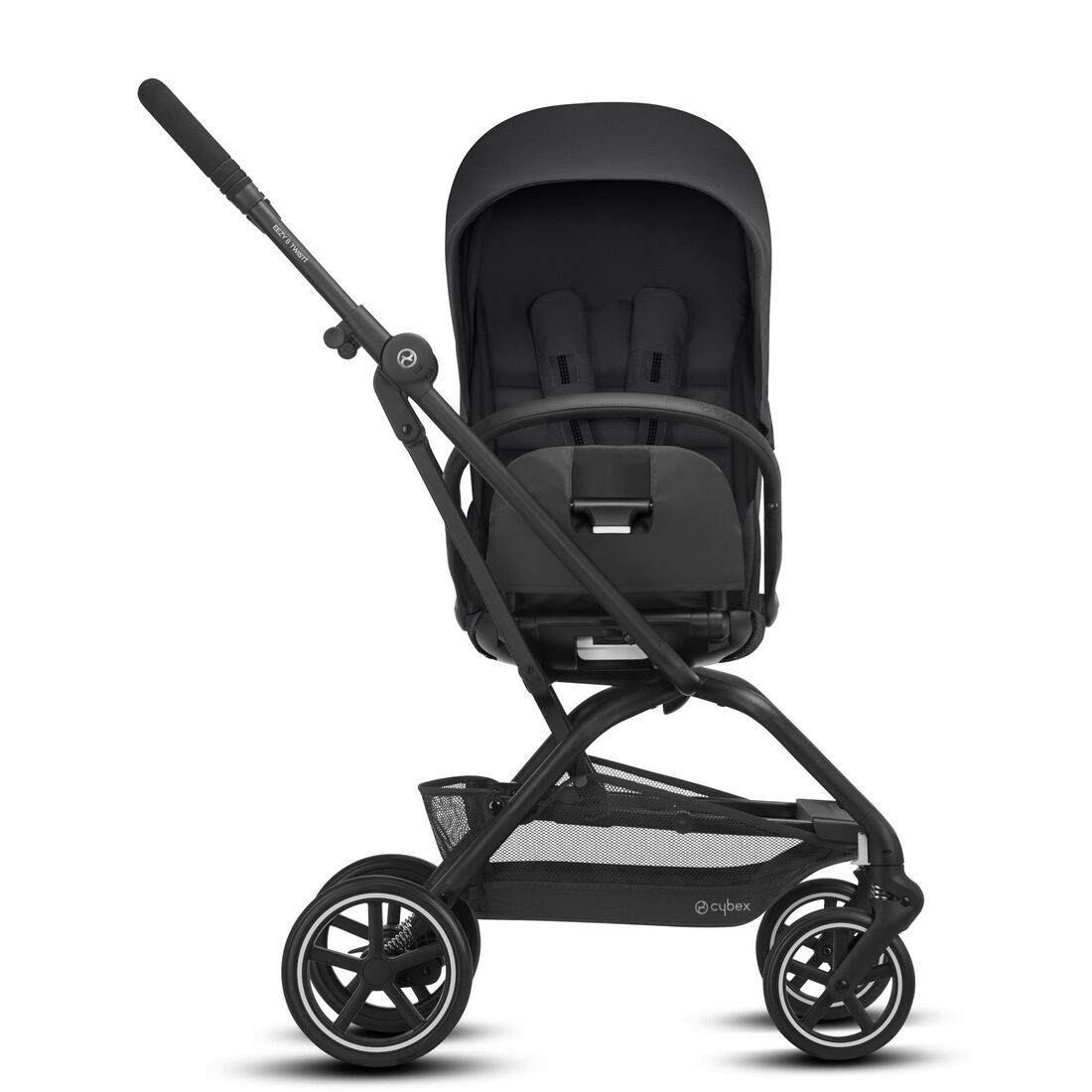 Carucior rotativ 360 pentru nou nascut Cybex Eezy S Twist Plus 2 Moon Black