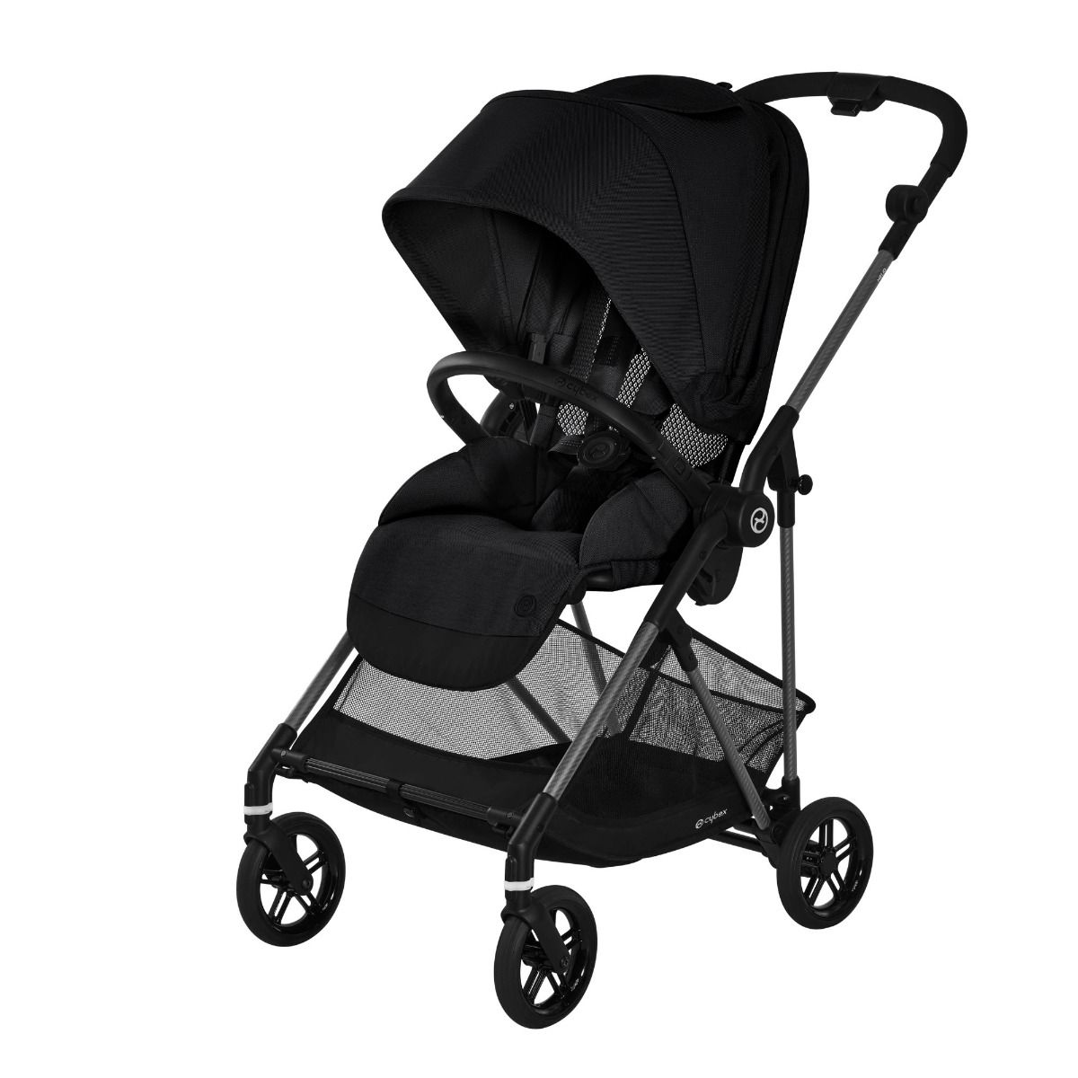 Прогулочная коляска Cybex Melio Carbon Moon Black