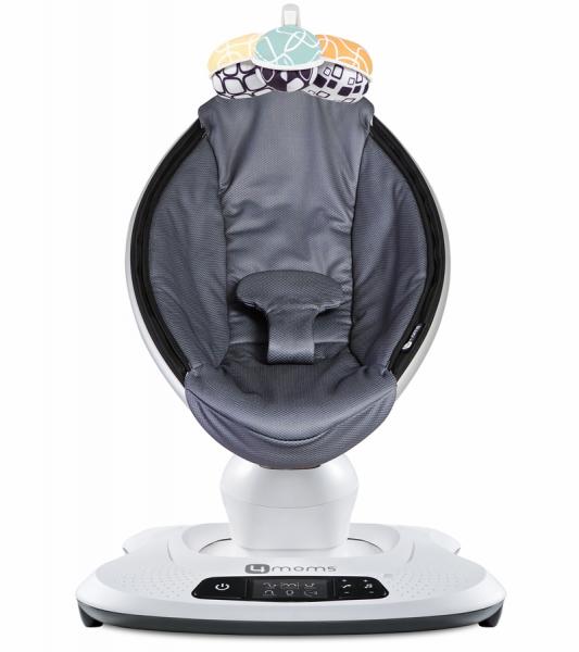 Fotoliu balansoar bebelusi 4MOMS MamaRoo 4.0, Mesh Grey