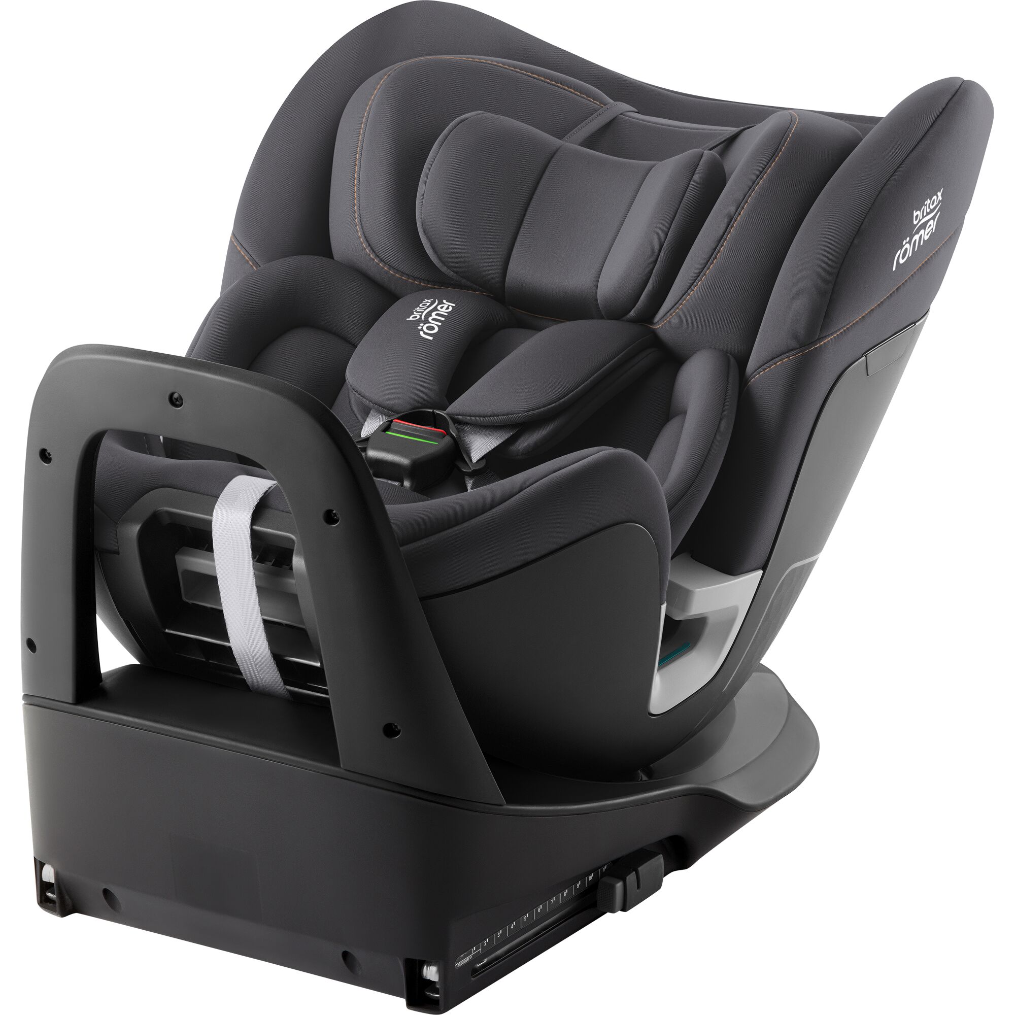 Scaun auto pentru copii Britax Römer, rotativ, 0 luni-7 ani, 40-125 cm, Isofix, SWIVEL   Midnight Grey