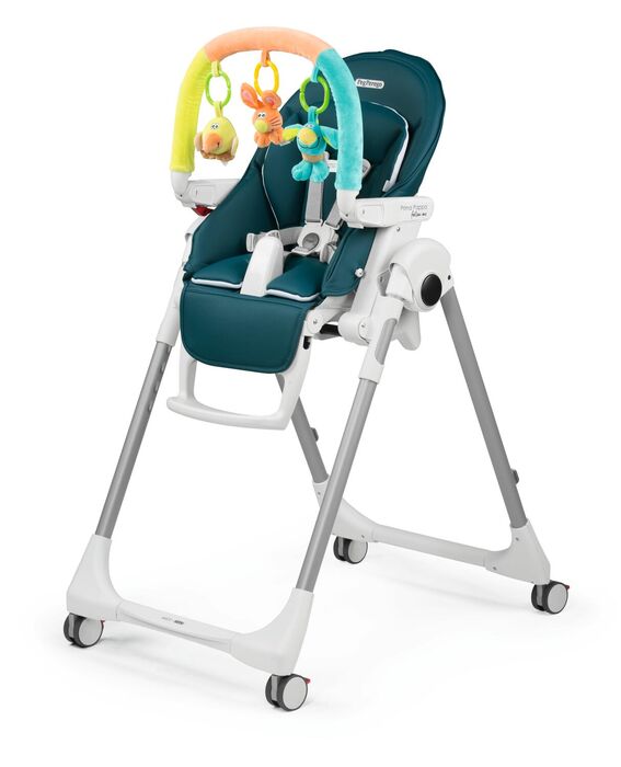 Scaun de masa Prima Pappa Follow Me Plus Petrolio, Peg Perego