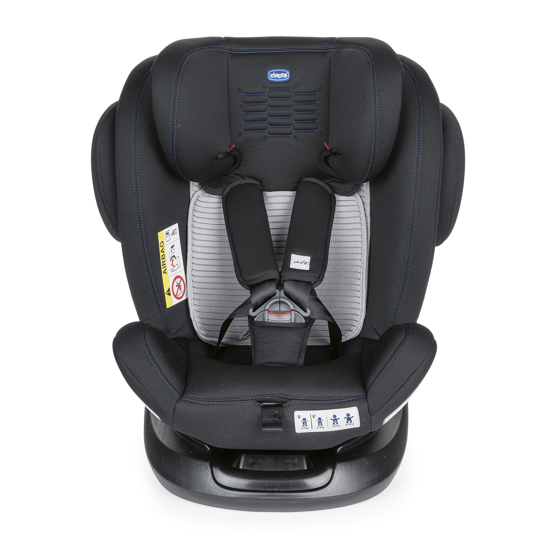 Scaun auto Chicco Isofix rotativ Unico Plus, Air 0 - 36 kg, Negru