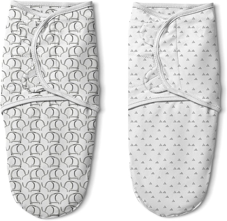 Sistem de infasare pentru bebelusi Summer Infant SwaddleMe Elie Luxe (0-3 luni) 2 buc