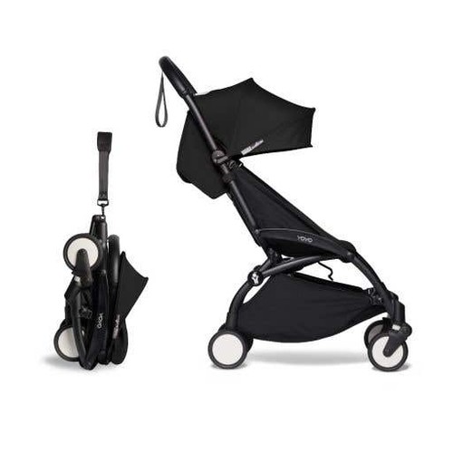 Carucior sport BABYZEN YOYO² ultracompact cadru negru, color pack 6+ BLACK