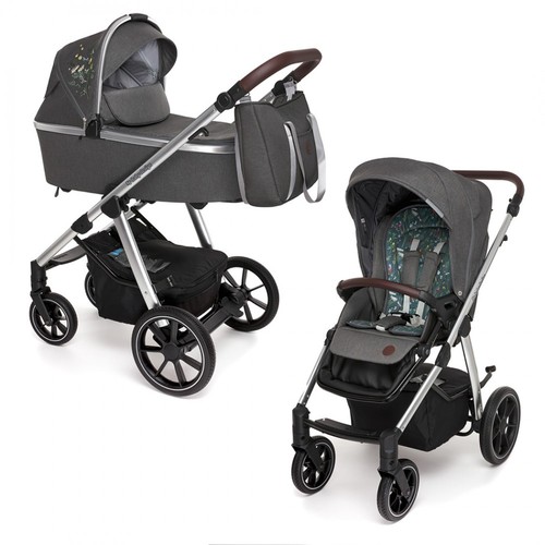 Коляска 2 В 1 Baby Design 2.1 Bueno 117 Graphite Meadow