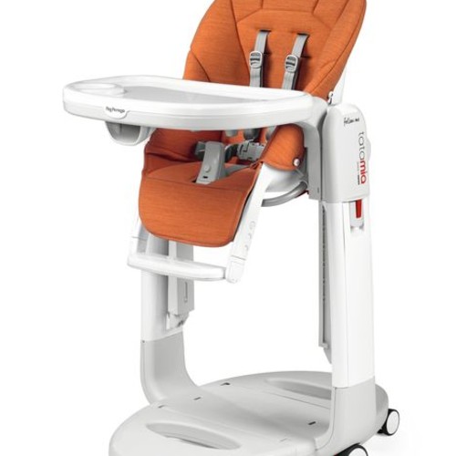 Scaun de masa 3 in 1 Tatamia Follow Me Peg Perego, 0-36 luni, Wonder Orange