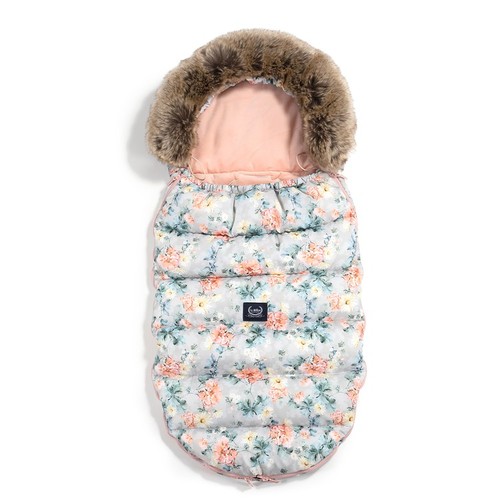 Husă de iarnă pentru cărucior La Millou Uni Blooming Boutique & Powder Pink