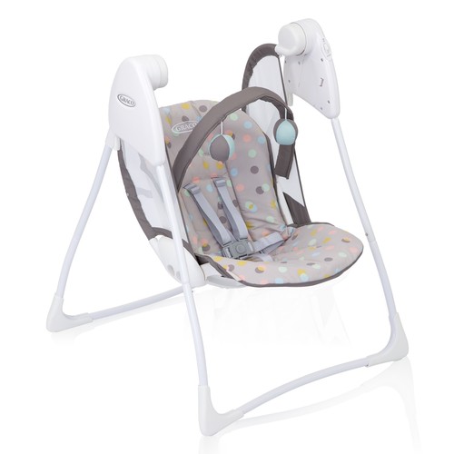 Детское кресло-качалка Graco Baby Delight Confetti Grey, Серый