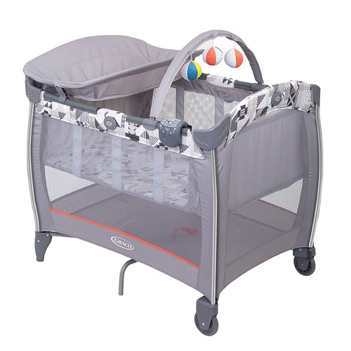 Детская кровать Graco Classic Electra Patchwork Grey