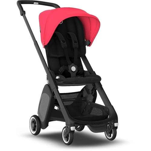 Carucior Bugaboo Ant Black/Neon-Red