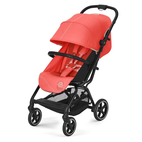 Cărucior sport Cybex Eezy S+ 2 BLK B Hibiscus Red