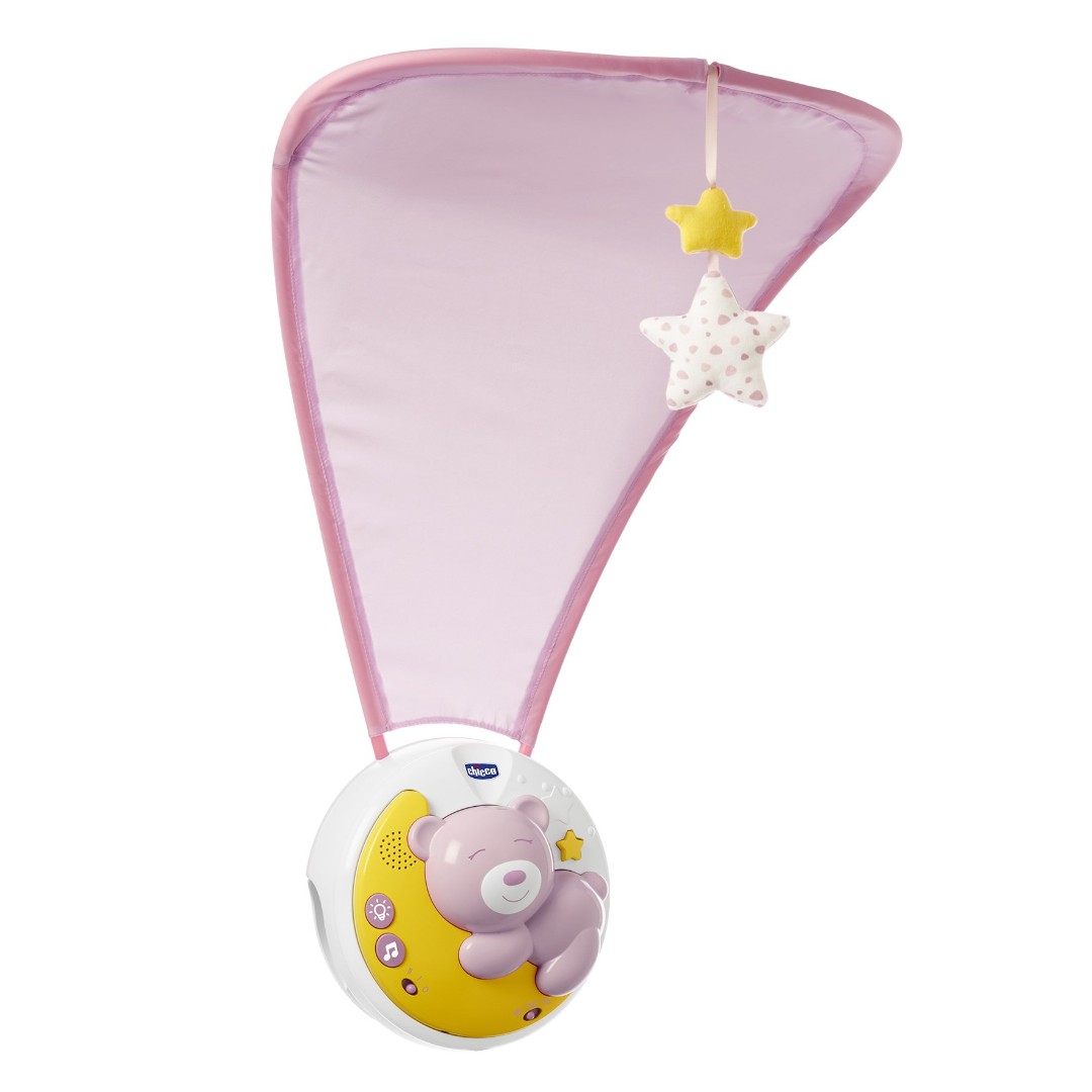 Carusel muzical Chicco Next 2 Moon, light pink, 0luni+