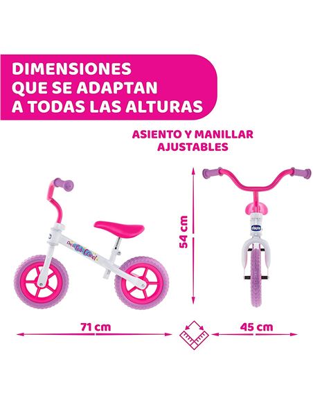 Bread tyrant spectrum Chicco Bicicleta fara pedale Pink Comet 2-5 ani / Triciclete / Transport și  odihnă / NewKids