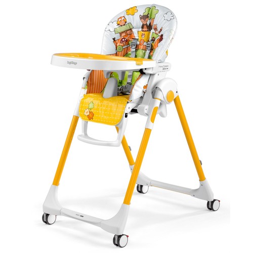 Scaun de masa Prima Pappa Zero Follow Me Fox&Friends, Peg Perego