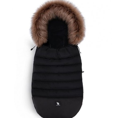 Husă de iarnă Cottonmoose pentru carucior 0-36 luni Alaska, Negru