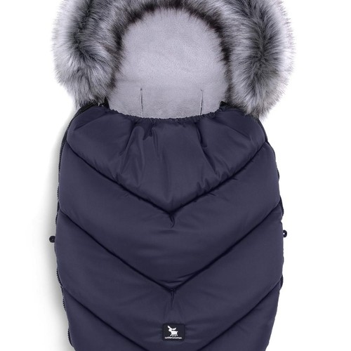 Sac de iarna pentru carucior 0-36 luni Moose Cottonmoose - Dark Blue