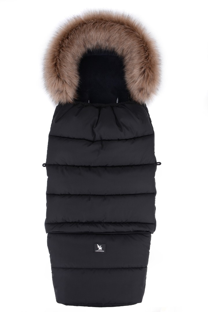 Sac de iarna pentru carucior 0-36 luni Combi 3 in 1 Cottonmoose - Negru