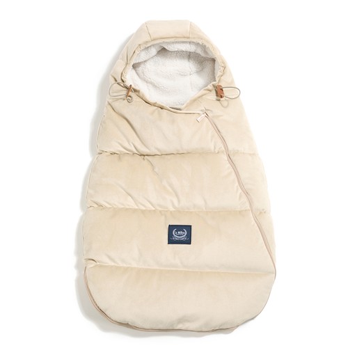 Husă de iarnă pentru cărucior LaMillou Baby Velvet Collection Sand