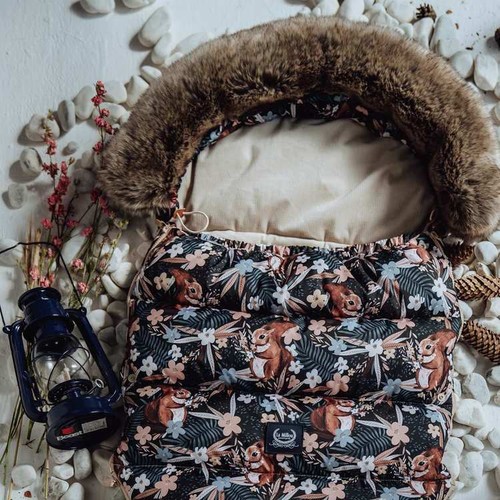 Husă de iarnă pentru cărucior La Millou  – Uni – Pretty Barbara/Sand