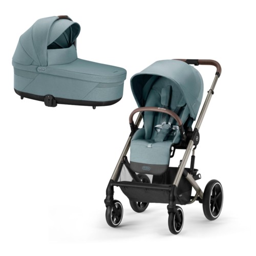Carucior 2 in 1 Cybex Balios S Lux Sky Blue cadru Taupe New*