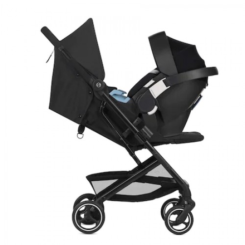 Прогулочная коляска 2 в 1 Cybex Beezy/Aton S2 Travel System Moon Black [traducere în curs]