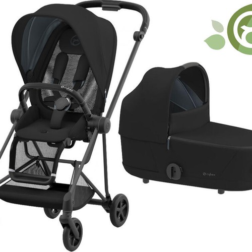 Коляска 2 в 1 Cybex Mios шасси Chrome Brown, Onyx Black