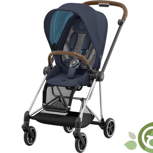 Carucior  Cybex Mios cadru Chrome Brown, Dark navy blue