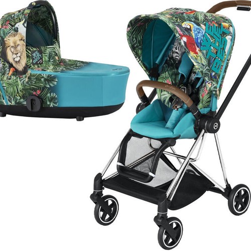 Carucior 2 in 1 Cybex Mios cadru Chrome Brown, DJ Khaled