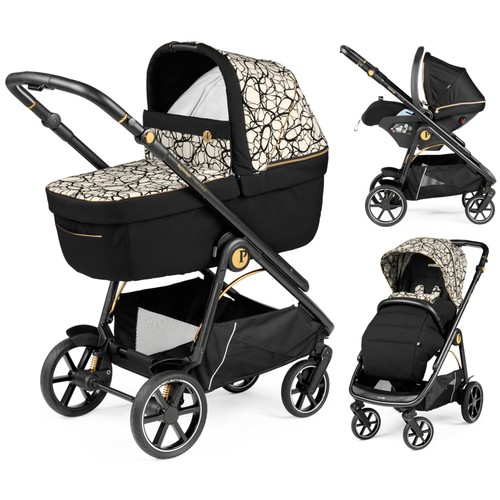 Коляска 3 в 1 Peg Perego Veloce Lounge Graphic Gold