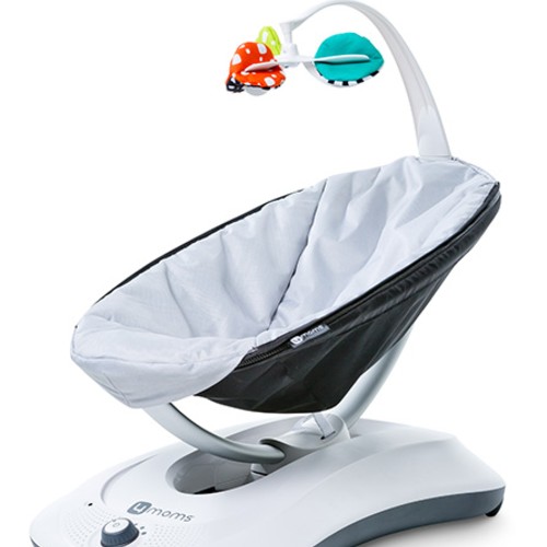 Leagan electric bebelusi 4MOMS Rock a Roo Classic Grey