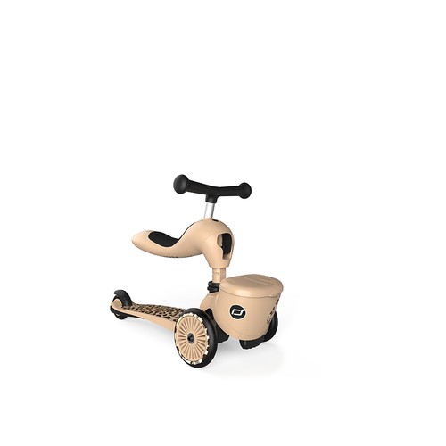 Trotineta copii transformabila 2 in 1 HighwayKick 1 Lifestyle Leopard, Scoot & Ride