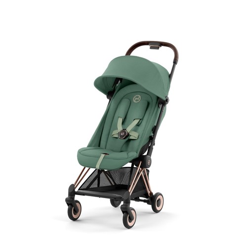 Cybex Carucior ultracompact Coya Leaf Green cadru Rosegold