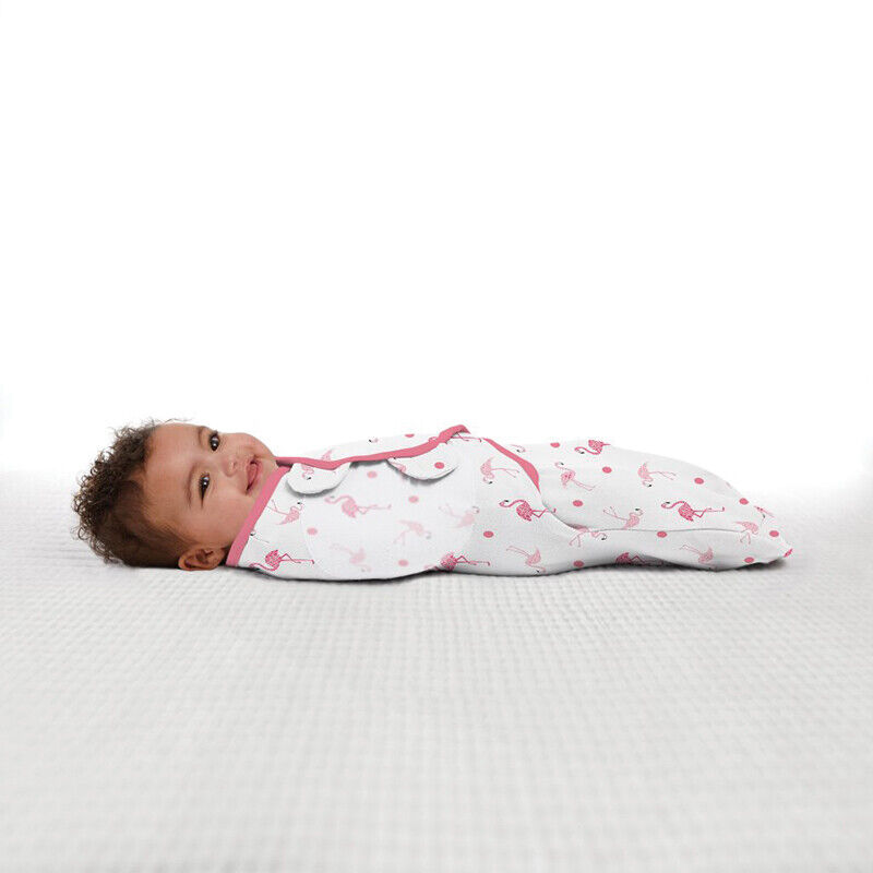 Sistem de infasare pentru bebelusi Summer Infant SwaddleMe Flamingo(0-3 luni)