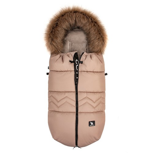 Husă de iarnă Cottonmoose pentru cărucior 0-36 luni North, Camel