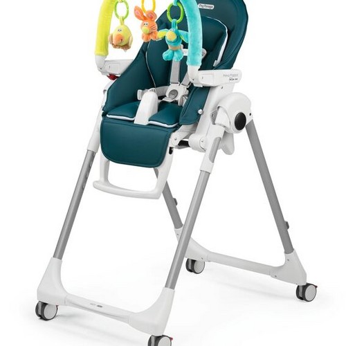 Scaun de masa Prima Pappa Follow Me Plus Petrolio, Peg Perego