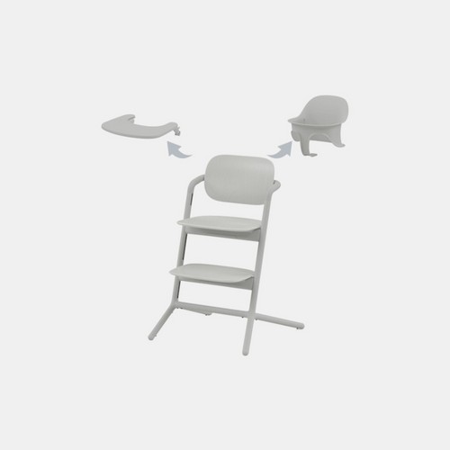 Scaun de masă pentru copii Cybex Gold LEMO Set 3 în 1 BT Suede Grey