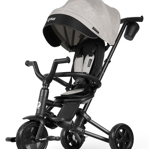 Tricicleta ultrapliabila copii Qplay Nova Niello Gray