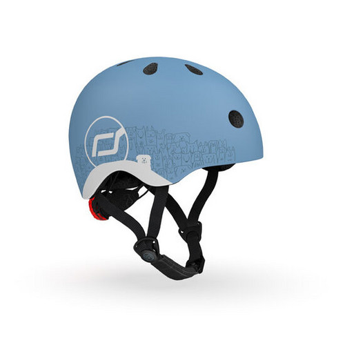 Casca Scoot&Ride XXS-S Reflective Steel