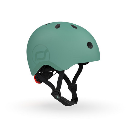 Casca de protectie pentru copii, cu sistem de reglare, Scoot & Ride Forest ,S, 51 – 55 cm