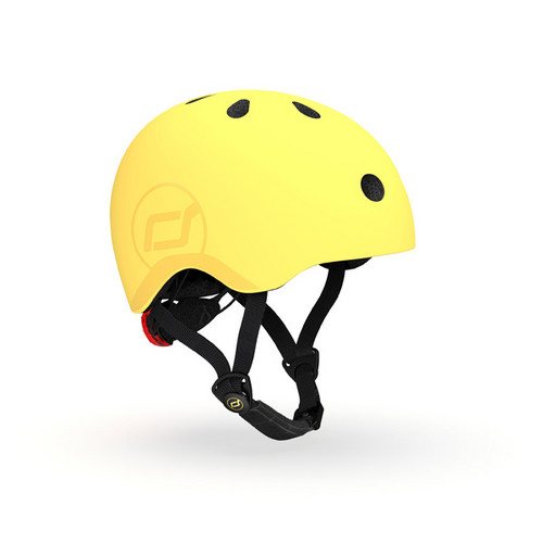 Casca de protectie pentru copii, cu sistem de reglare, Scoot & Ride Lemon ,S,51 – 55 cm