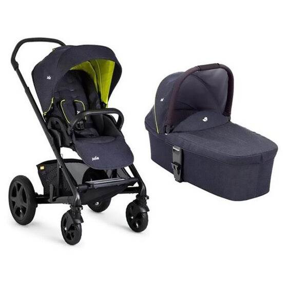 Carucior multifunctional 2 in 1 Joie Chrome Deluxe Denim Zest