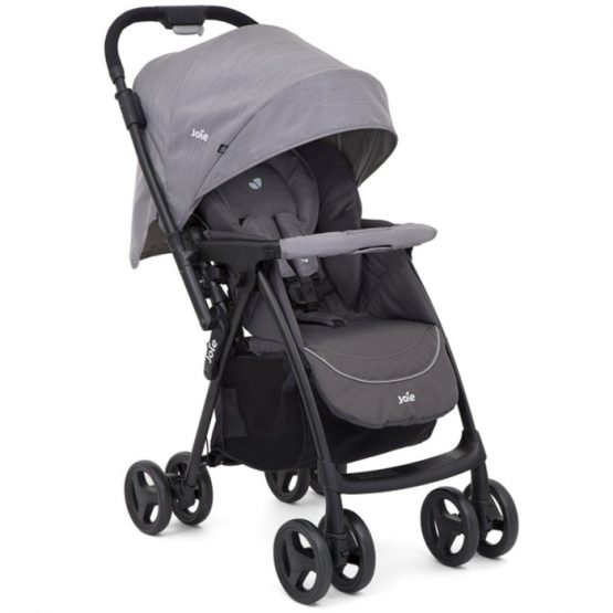 Carucior cu maner reversibil Joie Mirus Dark Pewter